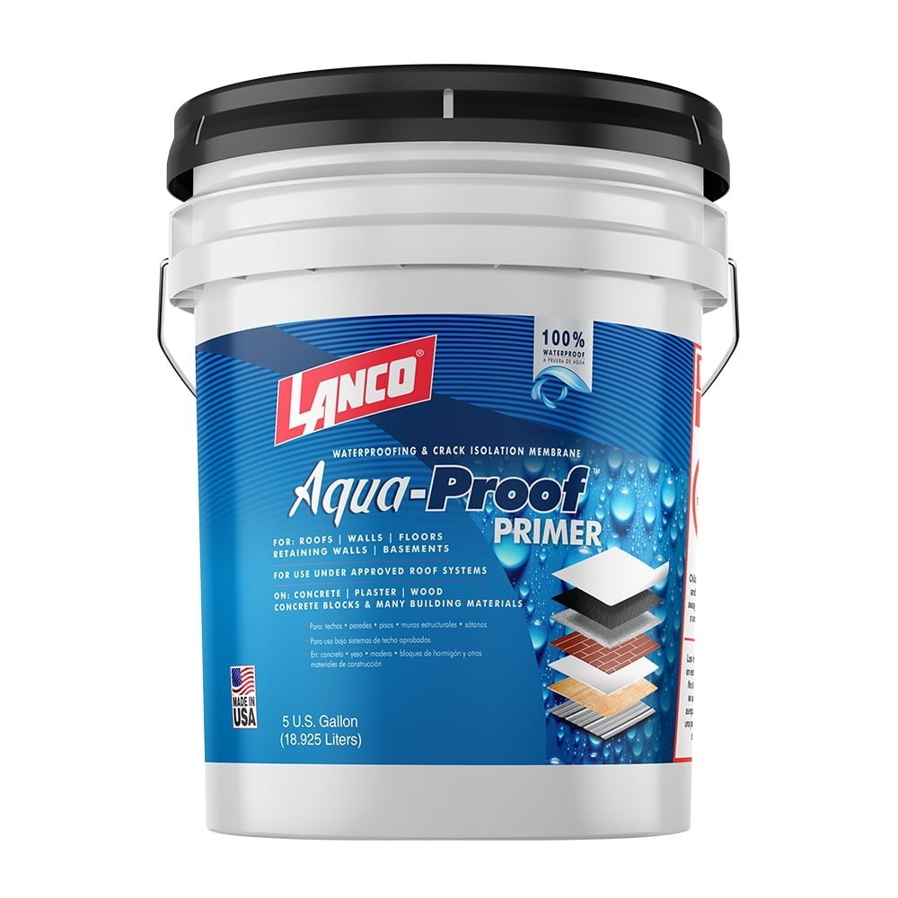 Lanco 5 Gal Aqua-Proof Roof/Ceiling Sealer Primer – PVC Waterproofing