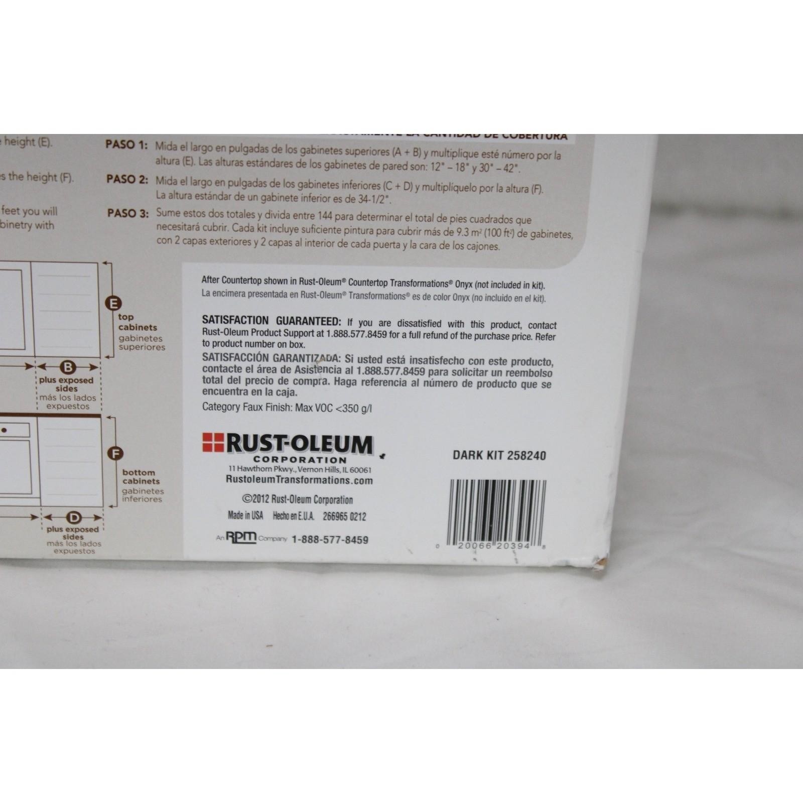 Rust-Oleum Cabinet Transformation Coating Systems Dark Kit Federal Grey 258240