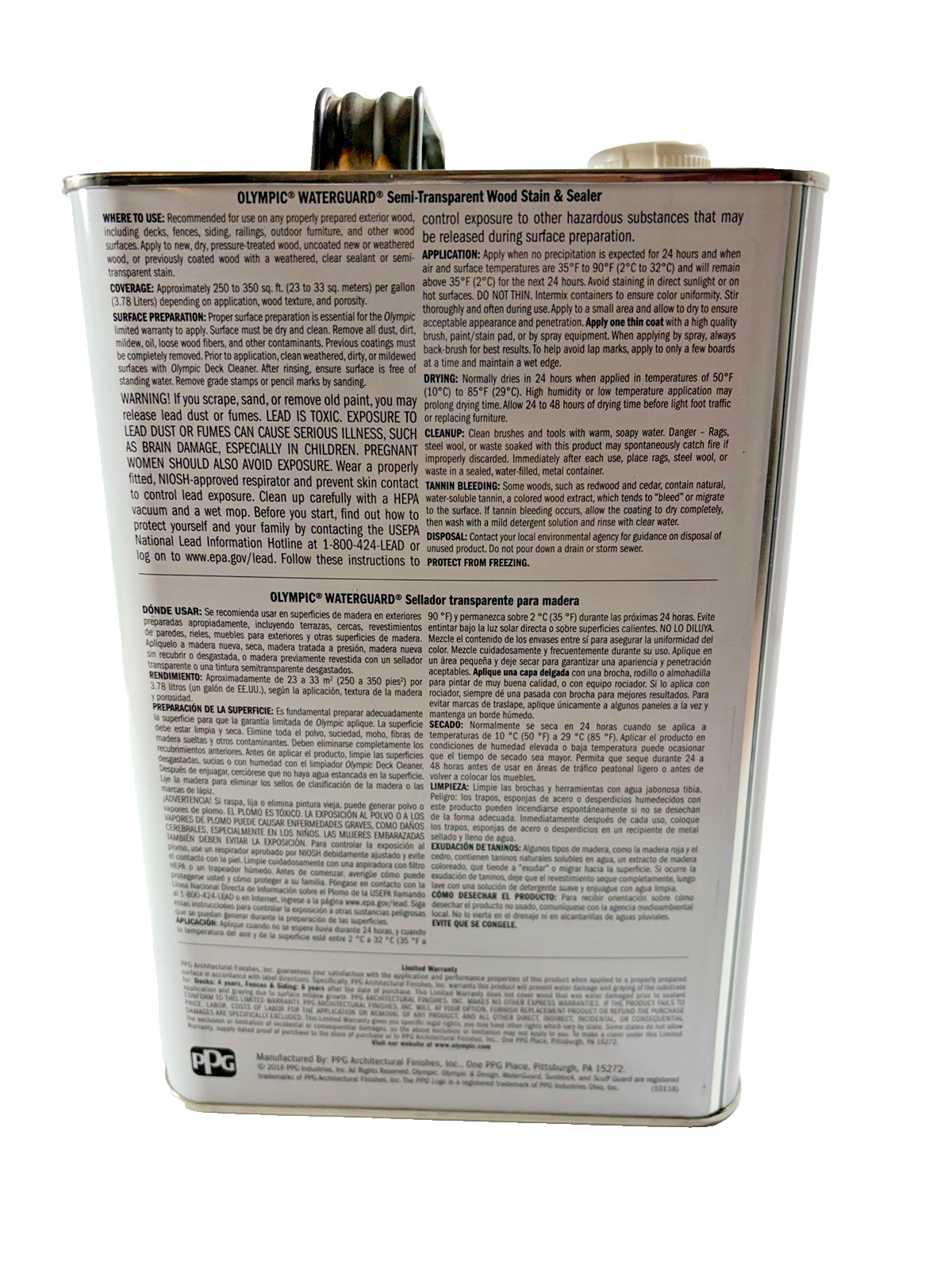 Waterguard 1 Gal. Sequoia Red Semi-Transparent Wood Stain and Sealer