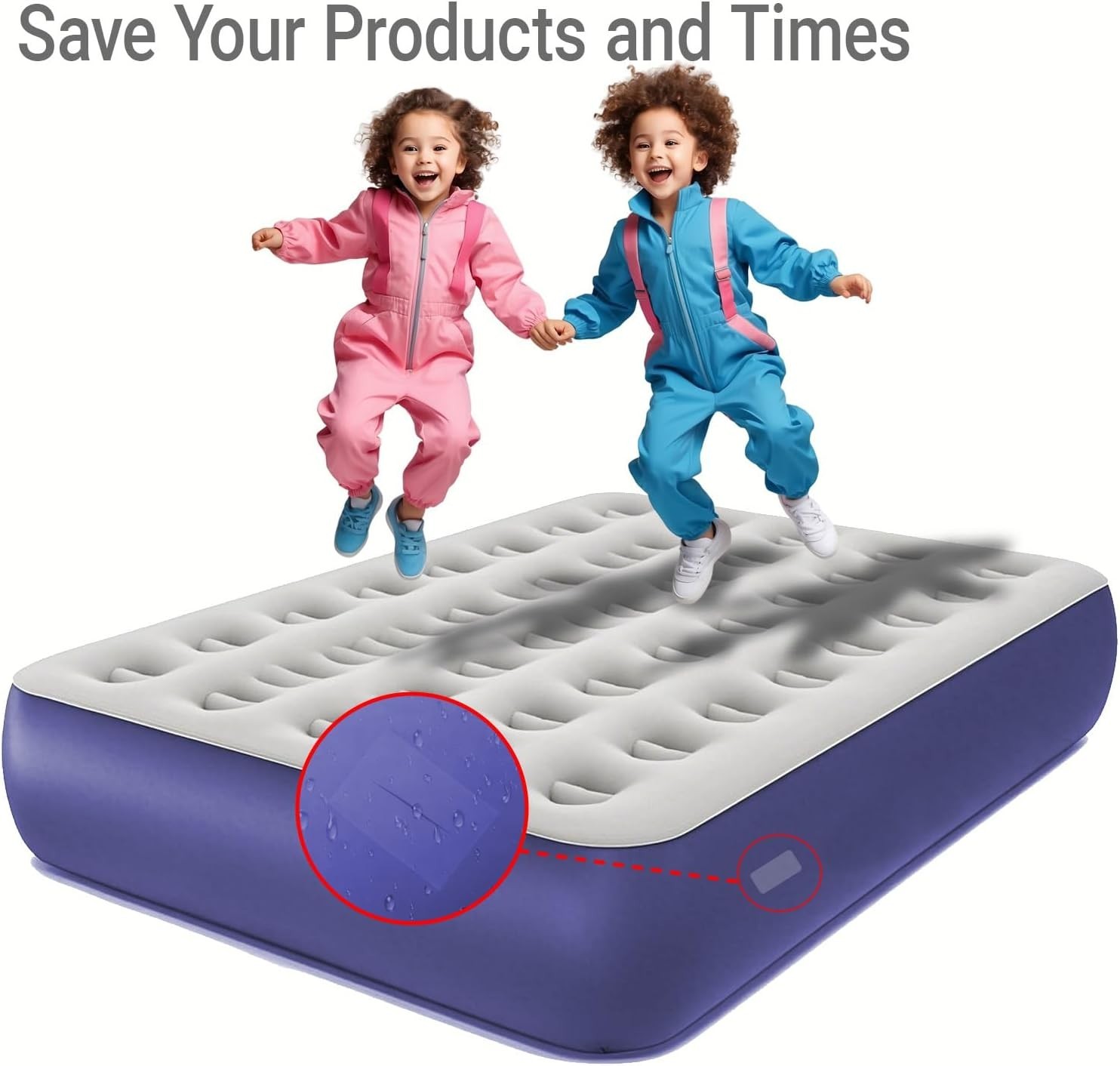 Pool Patch Repair Kit for Inflatables-Air Mattress 3in*3in*12P, Transparent
