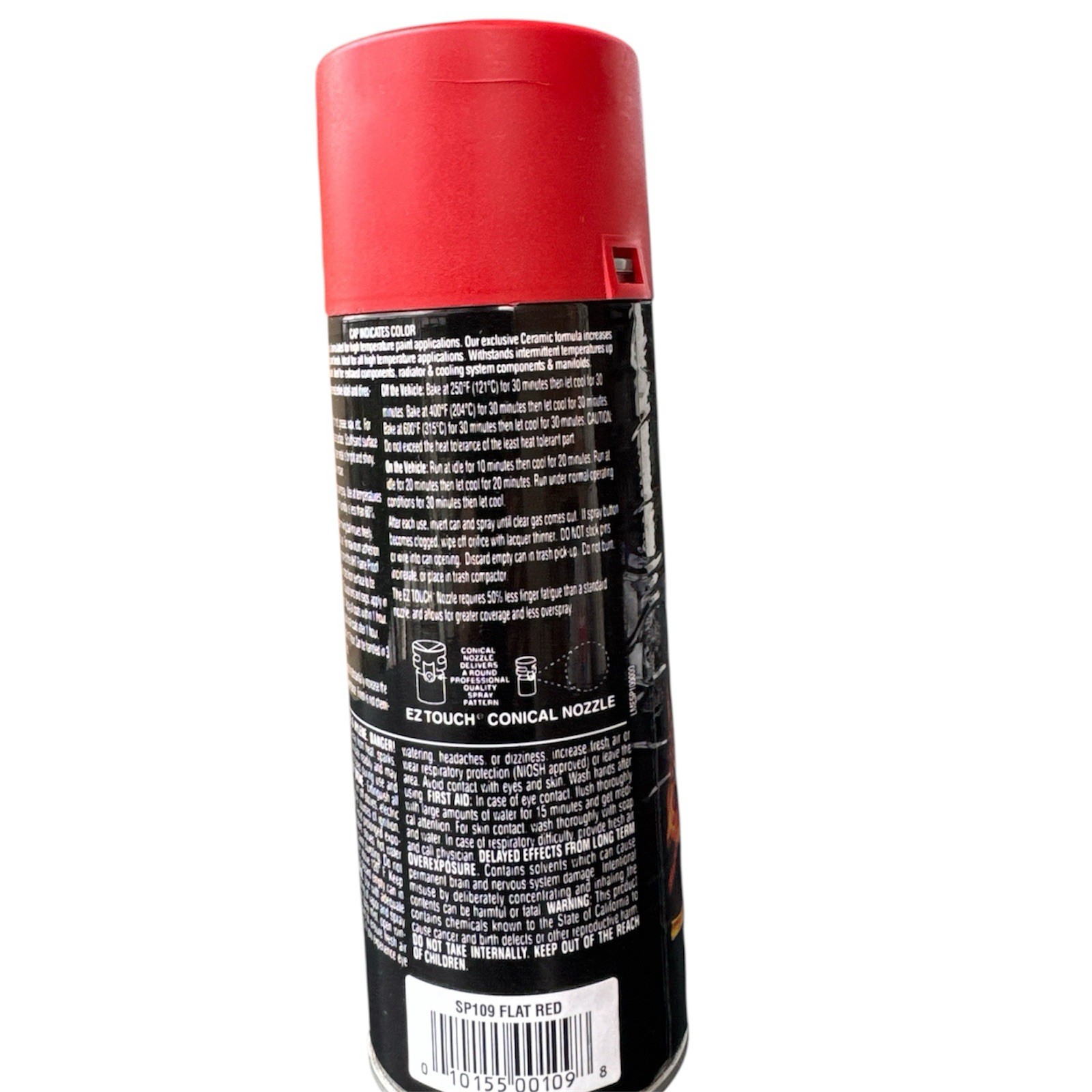 VHT SP109 High Temperature Flame Proof FLAT RED Header Spray Paint – 11oz
