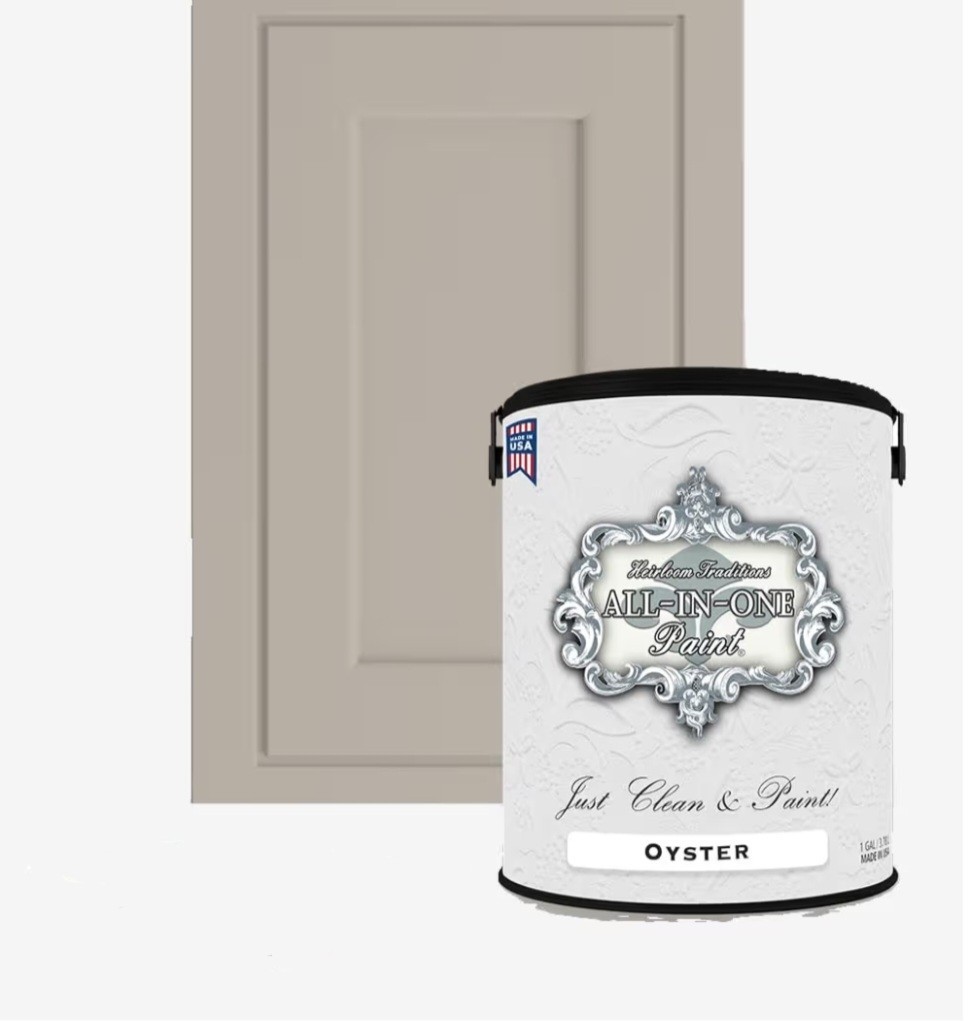ALL-IN-ONE Heirloom Traditions Oyster Neutral Taupe For Cabinets, 1 Gal / 128 Oz