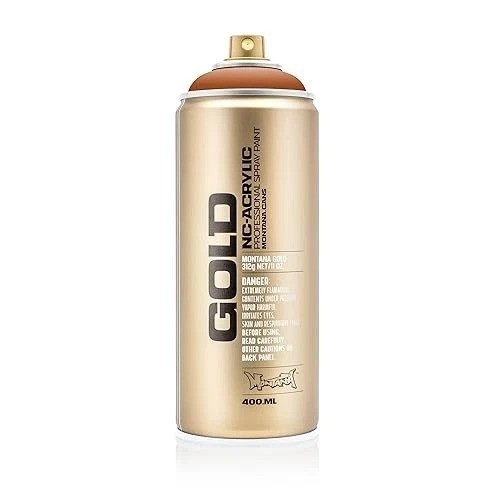 Versatile GOLD Hazelnut Spray Paint, 400ml – Perfect Coverage, Indoor/Outdoor
