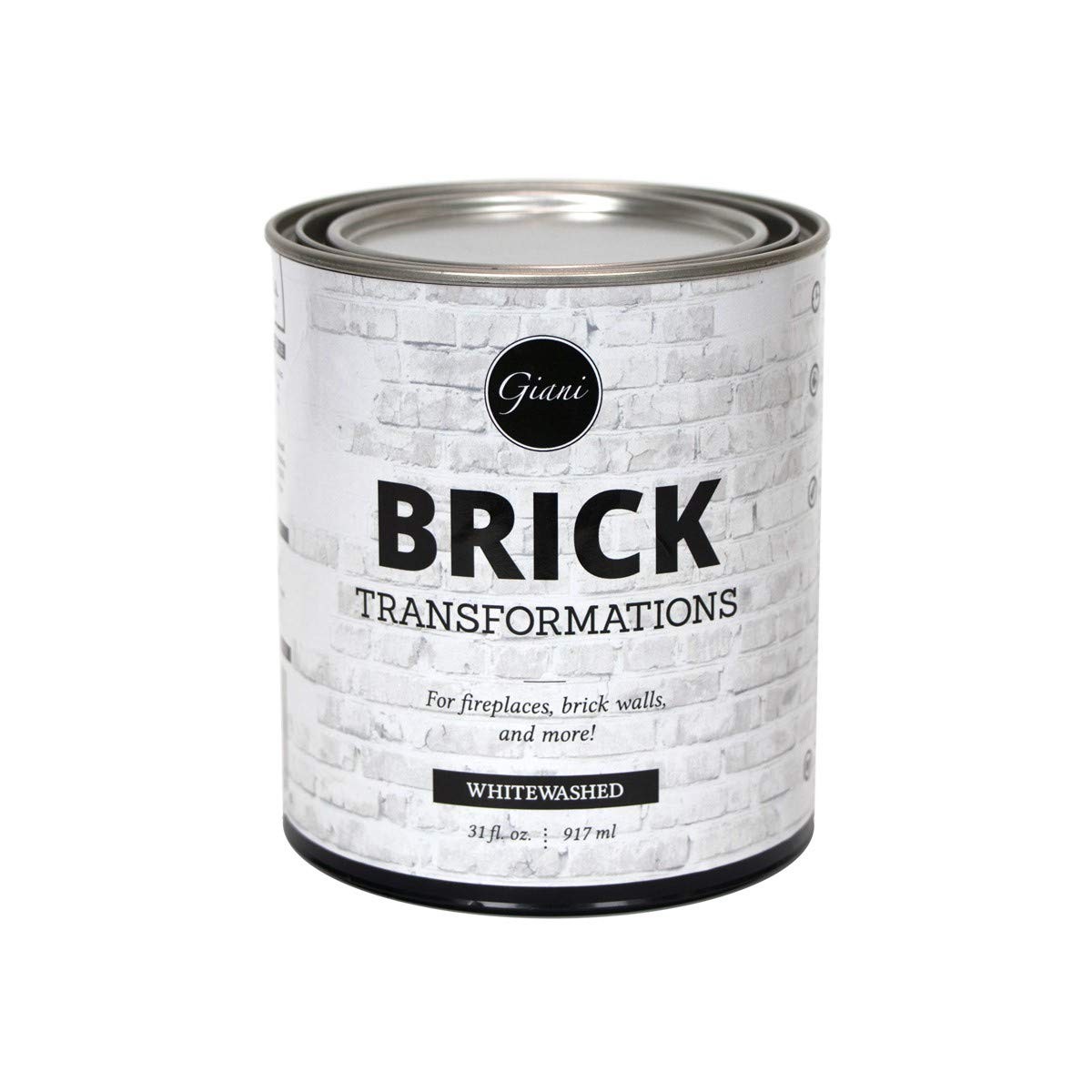 Giani Brick Transformations Whitewash Paint For Brick Walls And Fireplaces