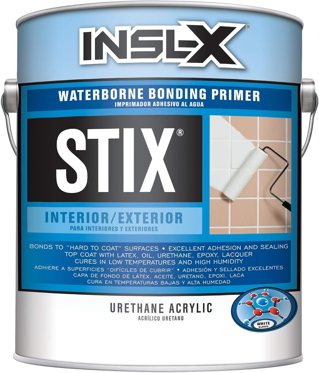 SXA11009A-01 Stix Acrylic Waterborne Bonding Primer, 1 Gallon, White