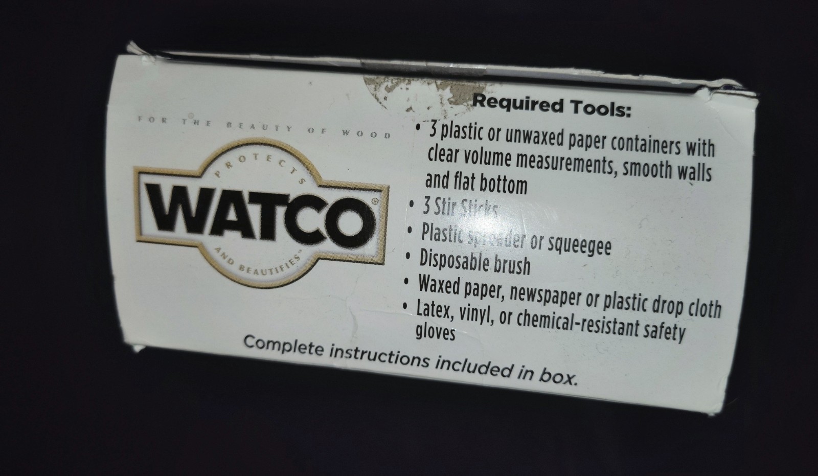 Rust-Oleum Watco- Super Glaze Pour On High Gloss Epoxy Met-Blue 1qt- Free Ship
