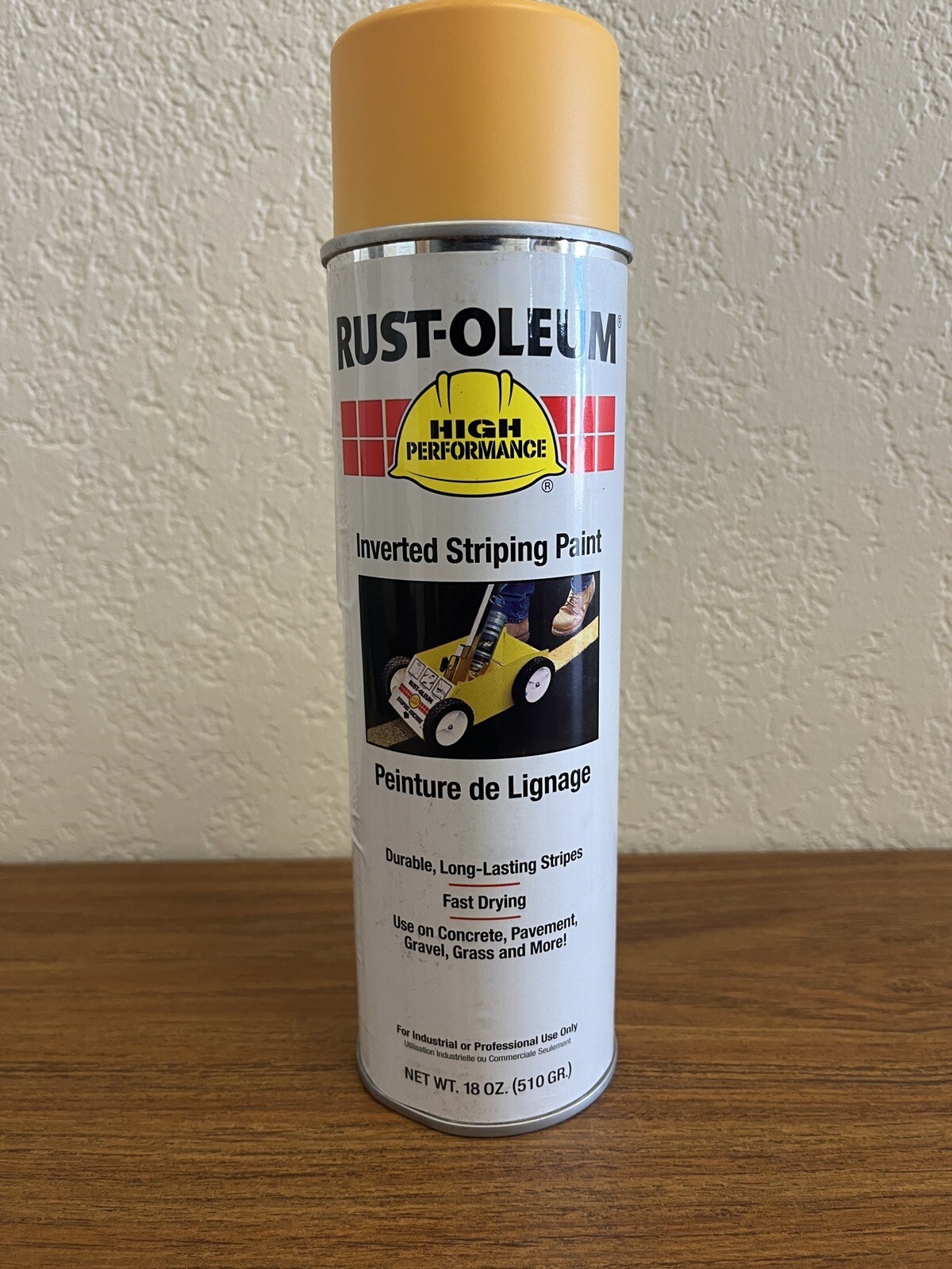 Rust-Oleum 2348838 2300 System Inverted Striping Paints 18-Oz Yellow