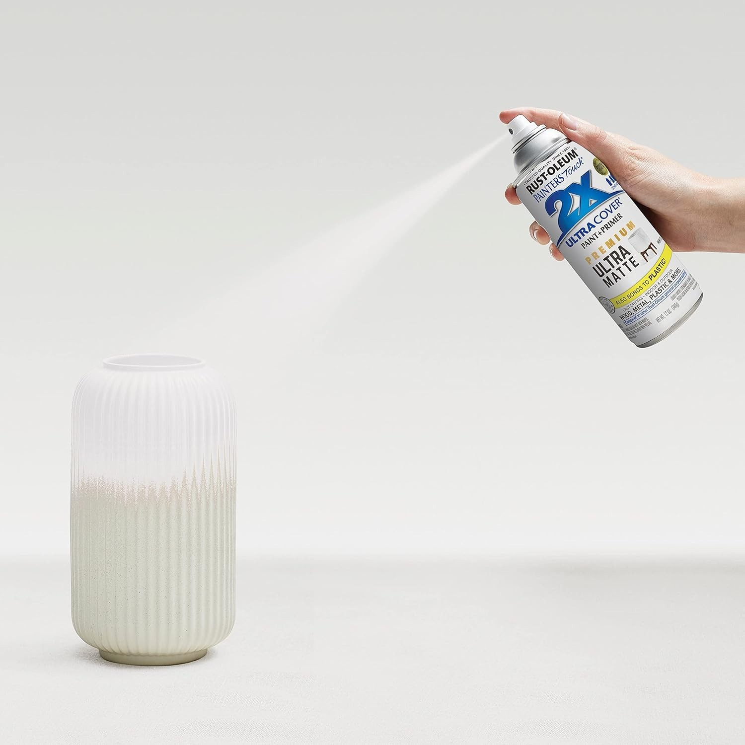 Rust-Oleum 331181 Painter’s Touch 2X Ultra Cover Spray Paint, 12 oz, Ultra Matte