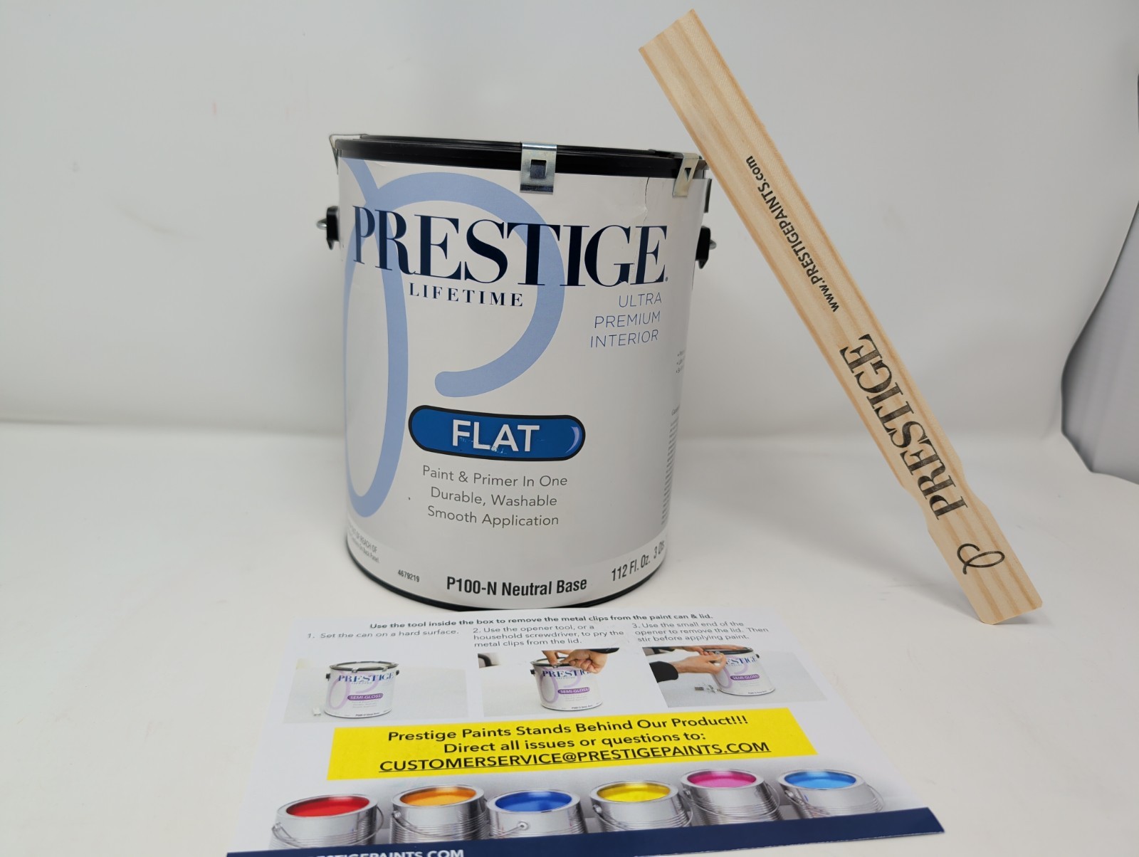 PRESTIGE Lifetime Interior Paint & Primer in One, Cherry Brandy, Flat, 1 Gallon