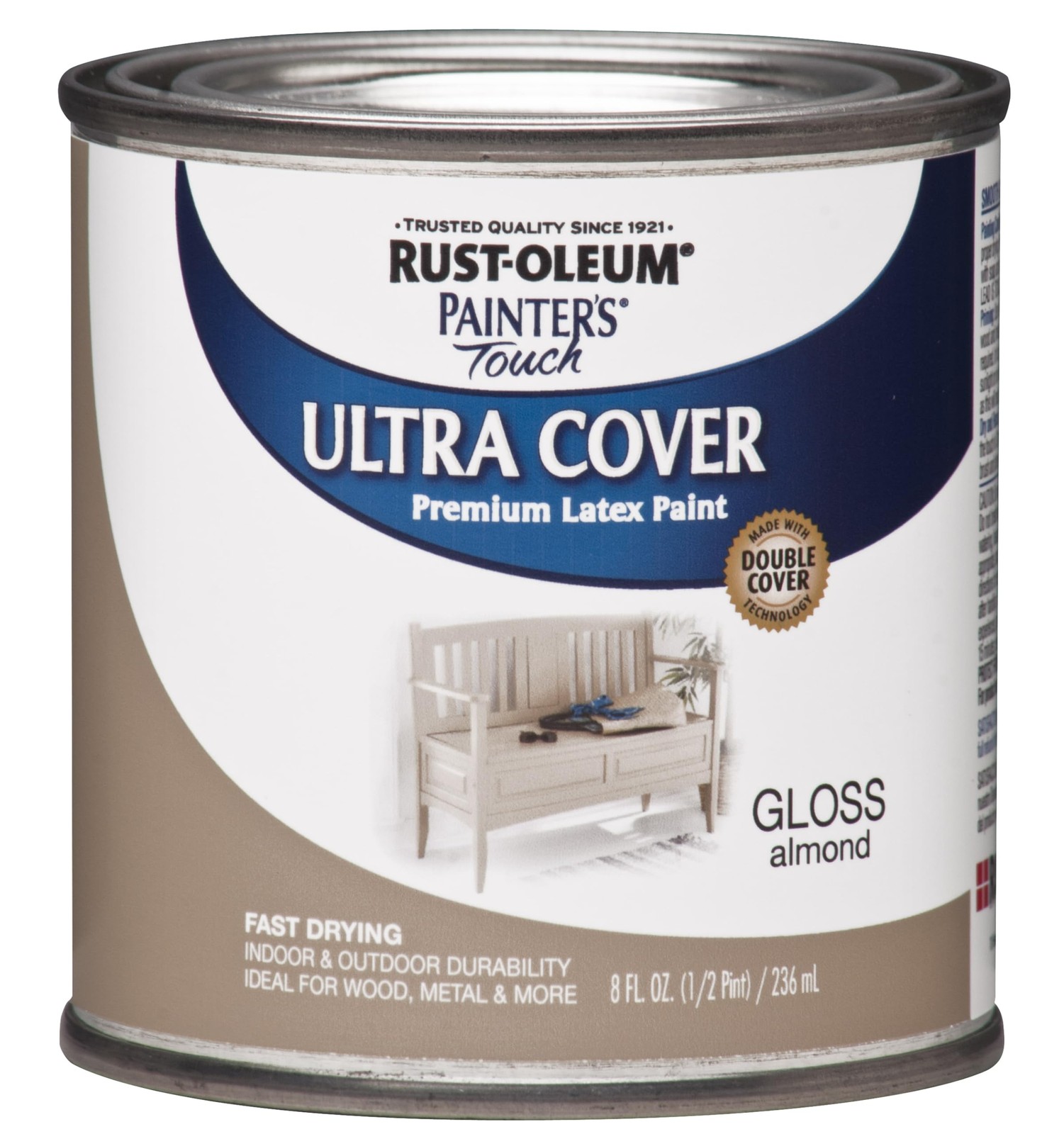 Rust Oleum Painter’s Touch Gloss Almond 8 Fl Oz Multi Purpose Brush On Paint