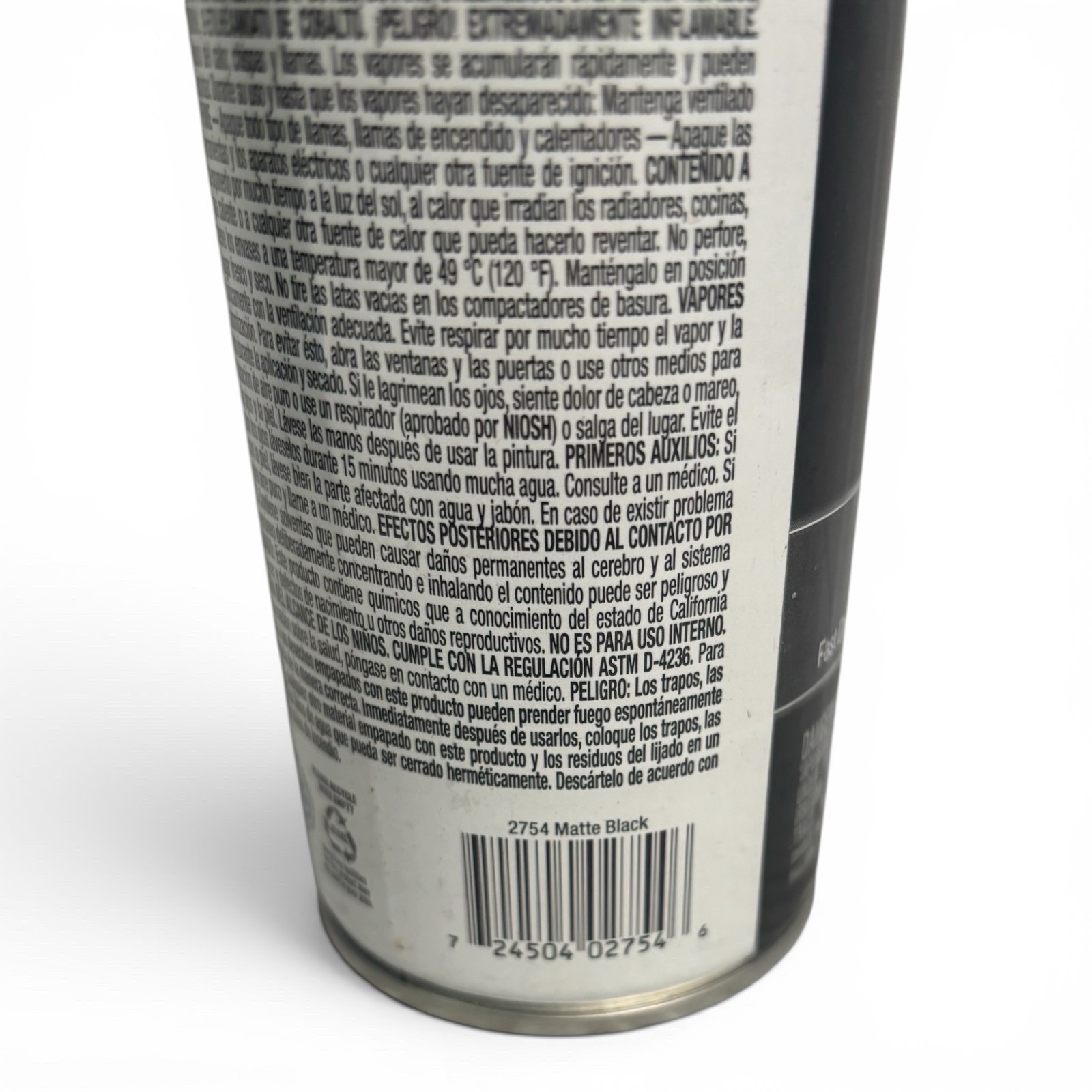 Krylon Fusion All-In-One Matte Black Spray Paint 12 oz 6 Pack K02754007