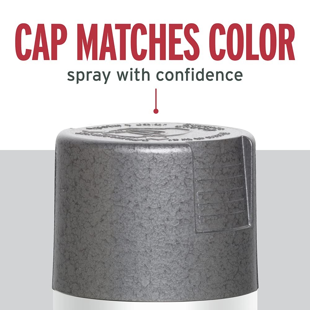 72148306PK Stops Rust Hammered Spray Paint, 12 oz, Gray, 6 Pack