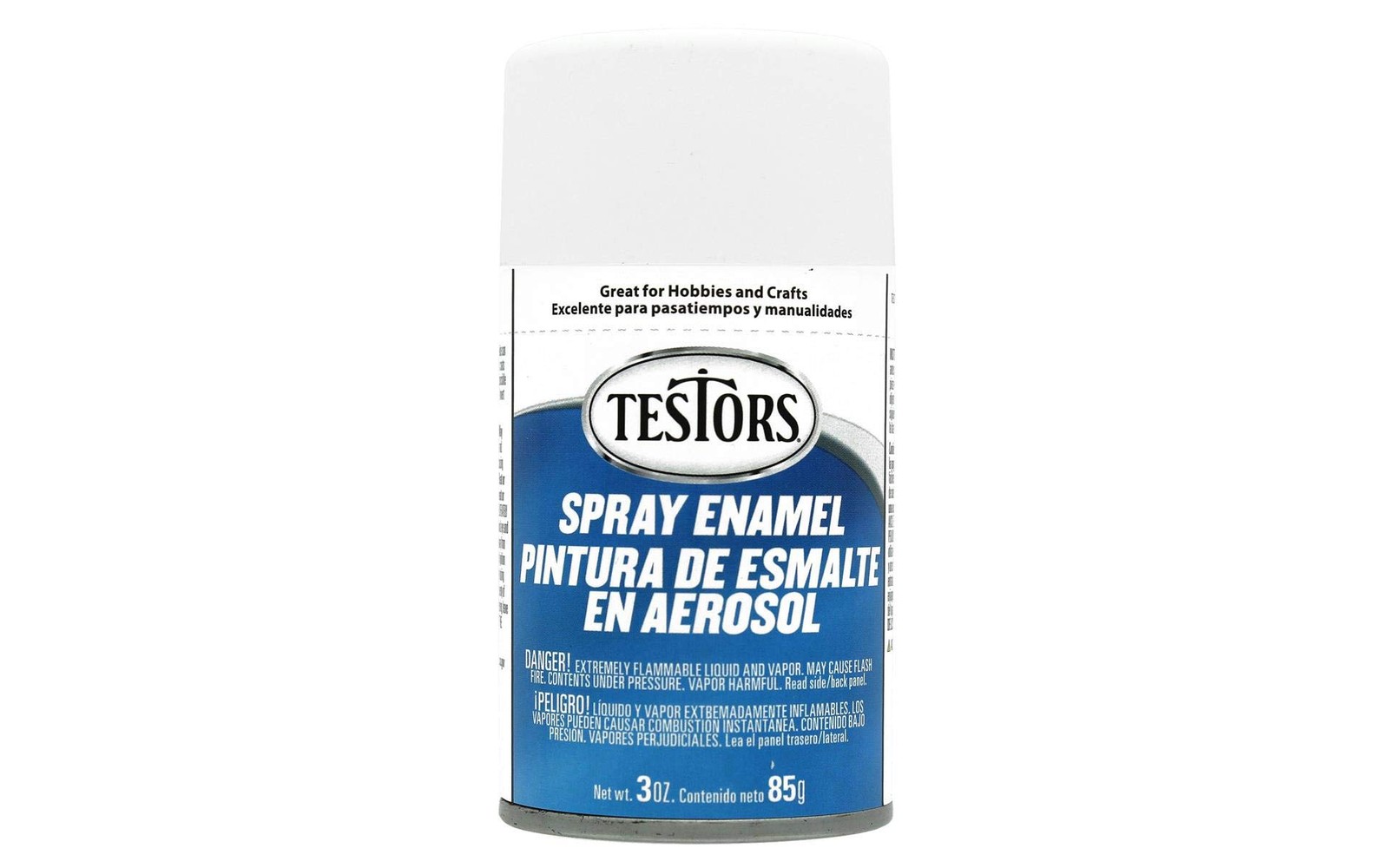 1258T Enamel Spray Paint, 3 Oz Aerosol Can, White