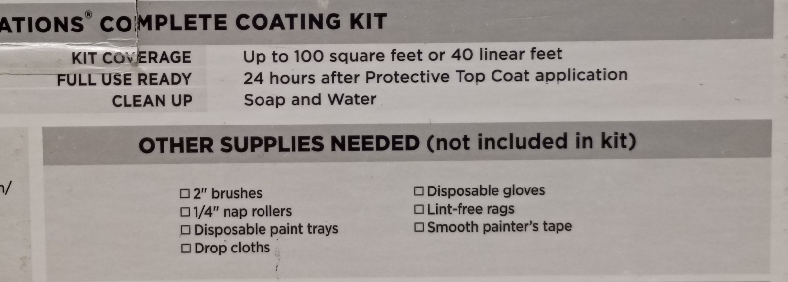 Rust-Oleum Cabinet Transformation Complete Coating Kit Cadet Gray 2 KITS 200sq