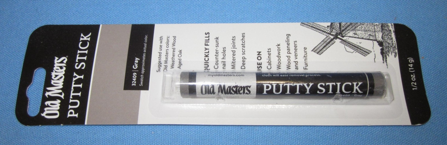 7 Different Old Masters Putty Sticks .. Hide Those nail holes, mitered joints ..