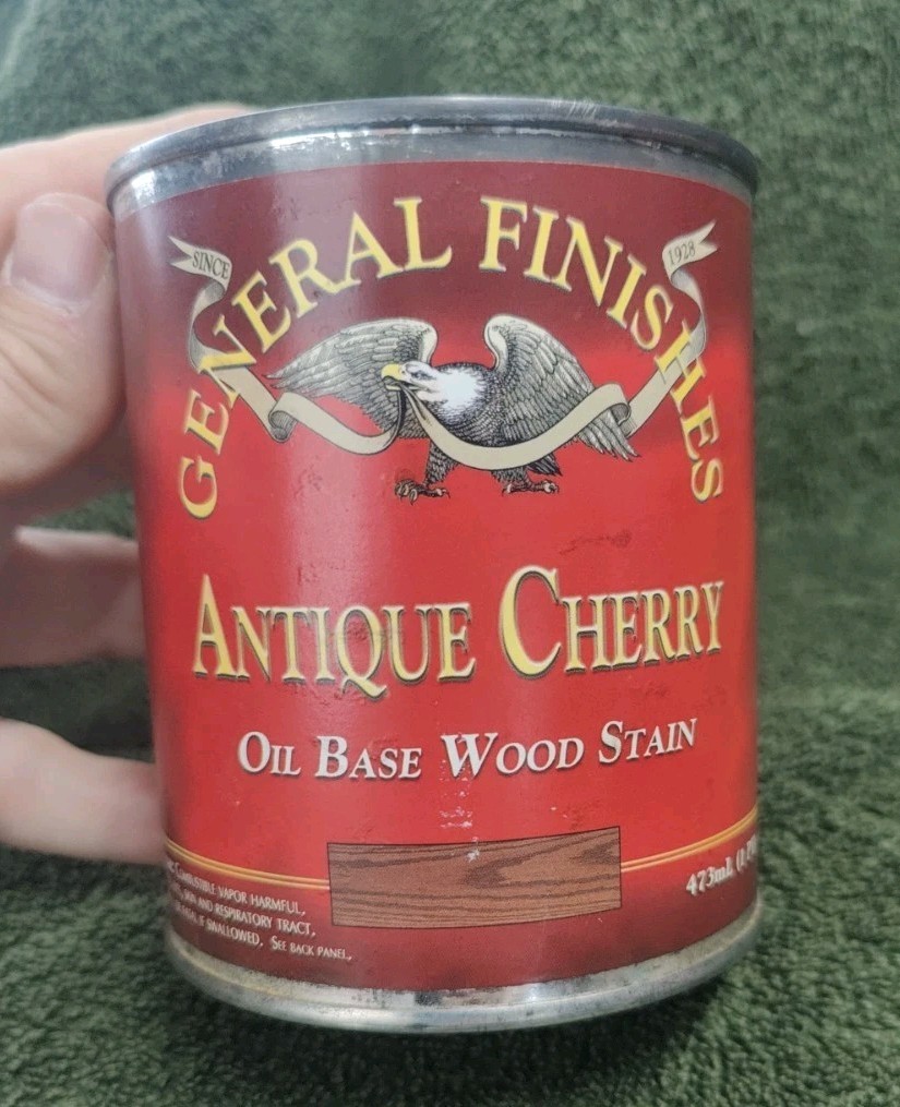 General Finishes Oil Based Penetrating Wood Stain 1pt Antique Cherry $