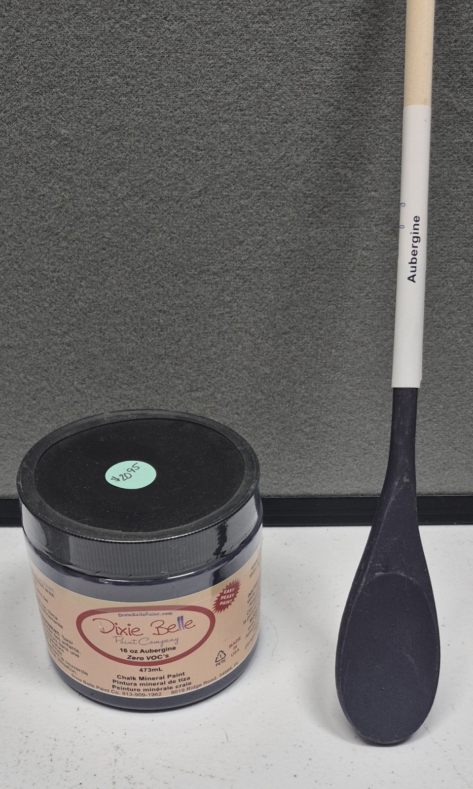 Dixie Belle Paint Chalk Mineral Paint 16oz “Aubergine” Color New Furniture