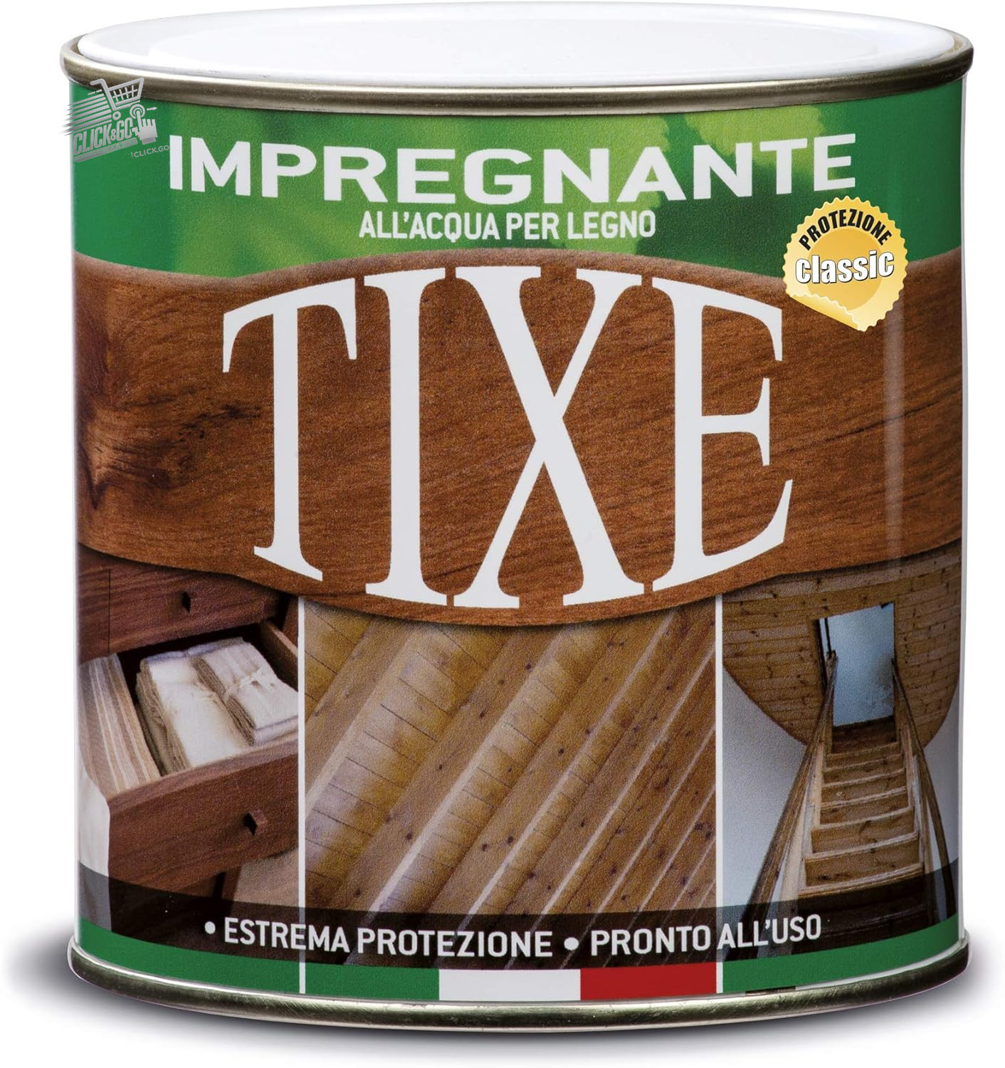 Wood impregnator water transparent exterior interior protective paint Tixe 750m