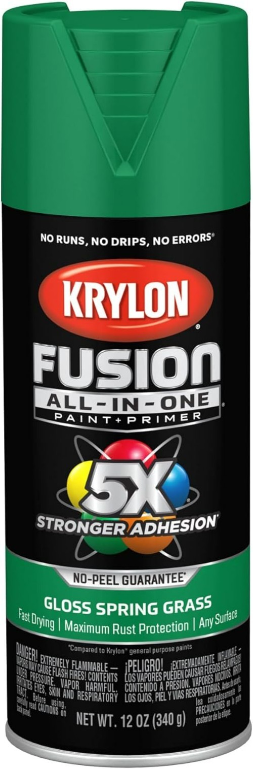 Fusion All-In-One Adhesive Spray Paint for Indoor/Outdoor Use, 12 oz, Spring …