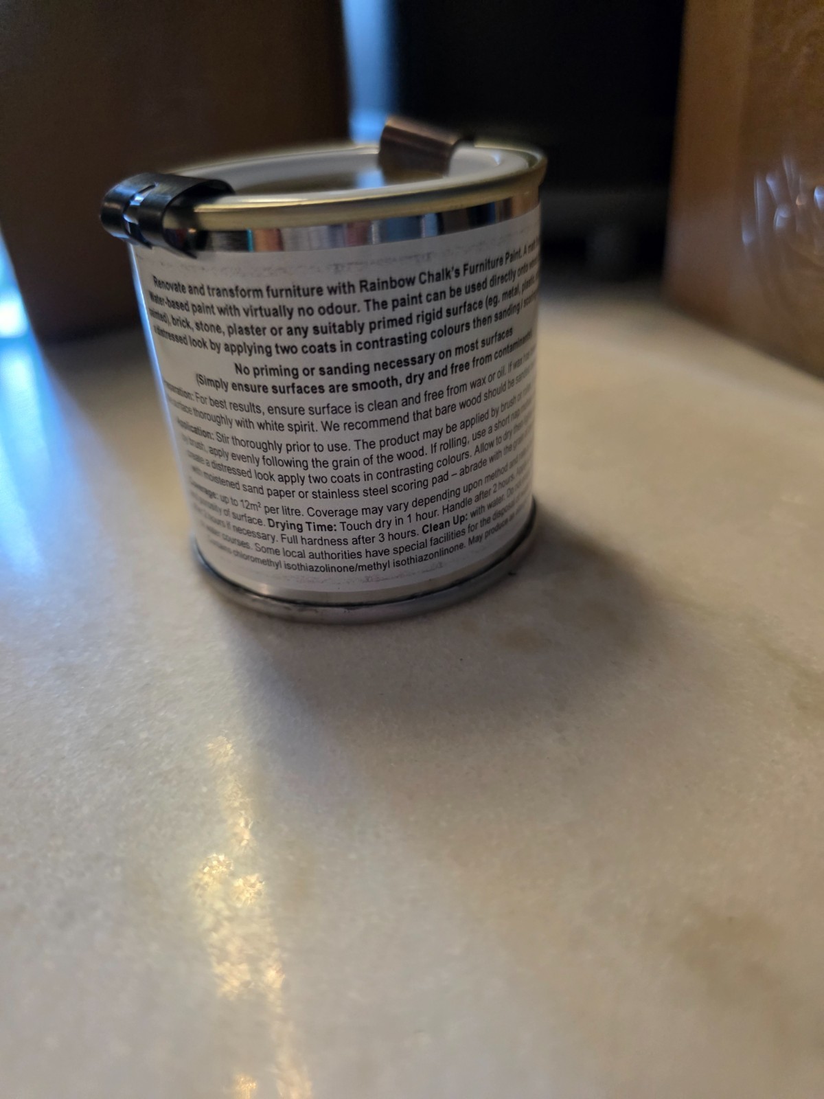 Shabby Chic Chalked Furniture Paint: Matte Finish – 100 ml – Antique Gold