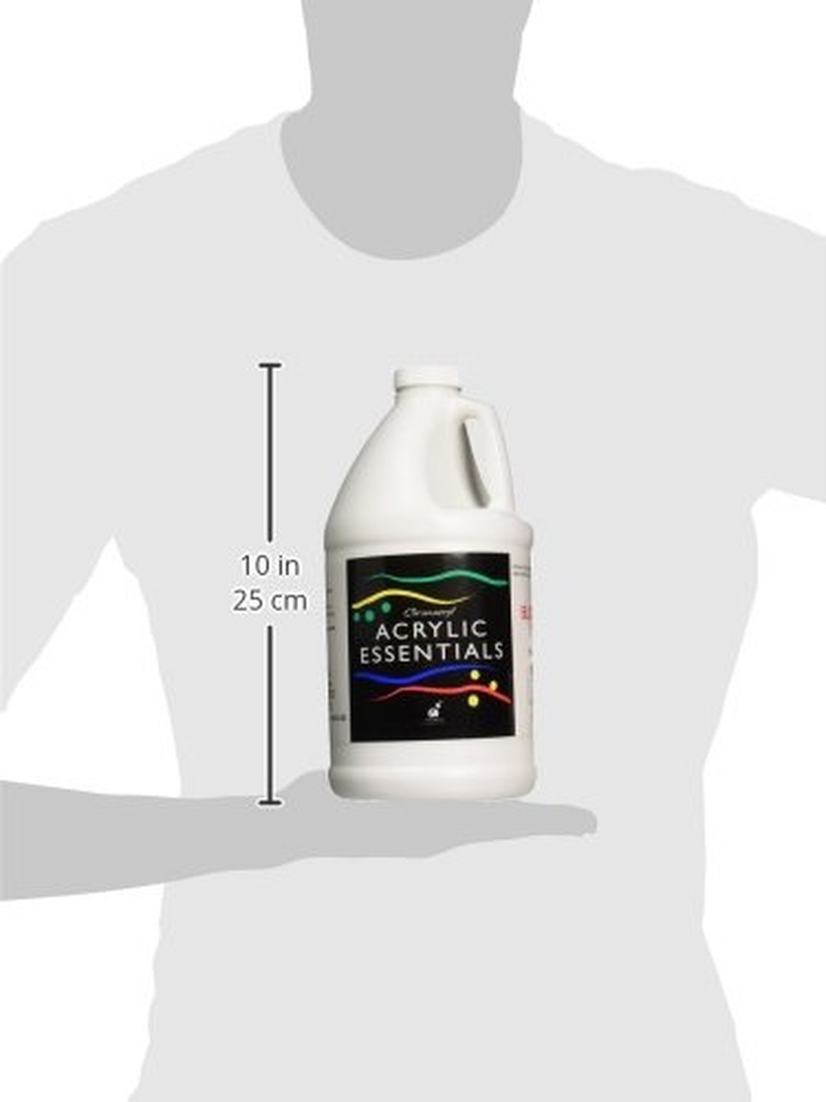 Chroma Acrylic Essential, 1/2 Gallon, Block Out White