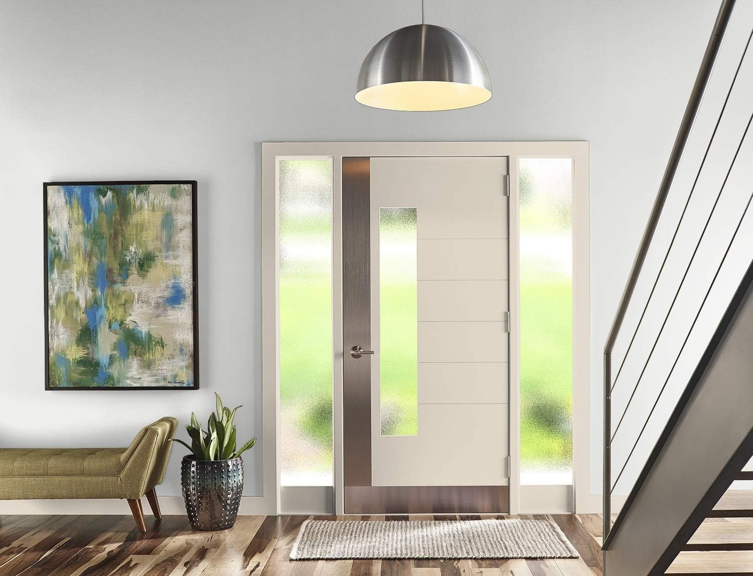 TRIBUTE Interior Eggshell Paint & Primer, Contemporary White