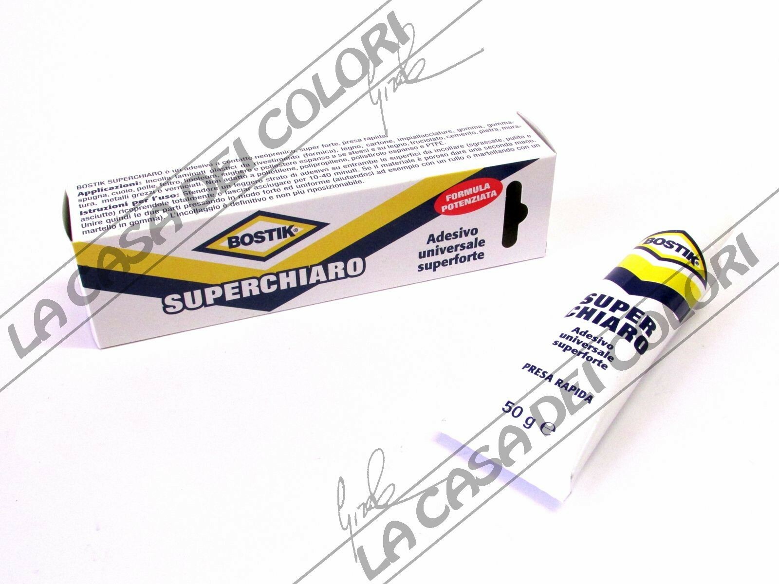 BOSTIK SUPERCHIARO – 50 g – ADESIVO UNIVERSALE – COLLA SUPERFORTE
