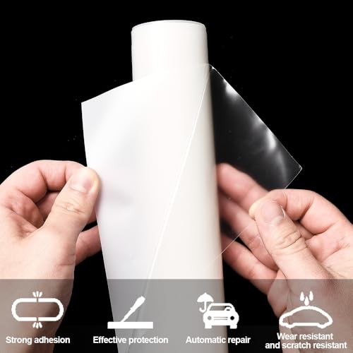 Clear High Gloss TPU PPF Car Paint Protection Film – 20″x60″ (1.6FTx5FT)