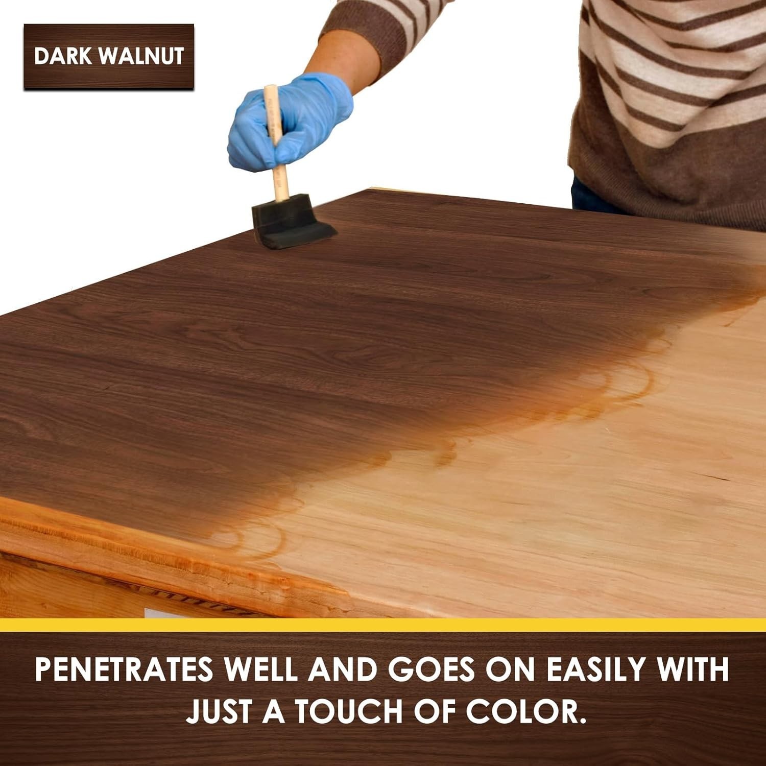 Water Based Wood Stain – Multiple Finishes, Fast Drying, Indoor and Outdoor F…