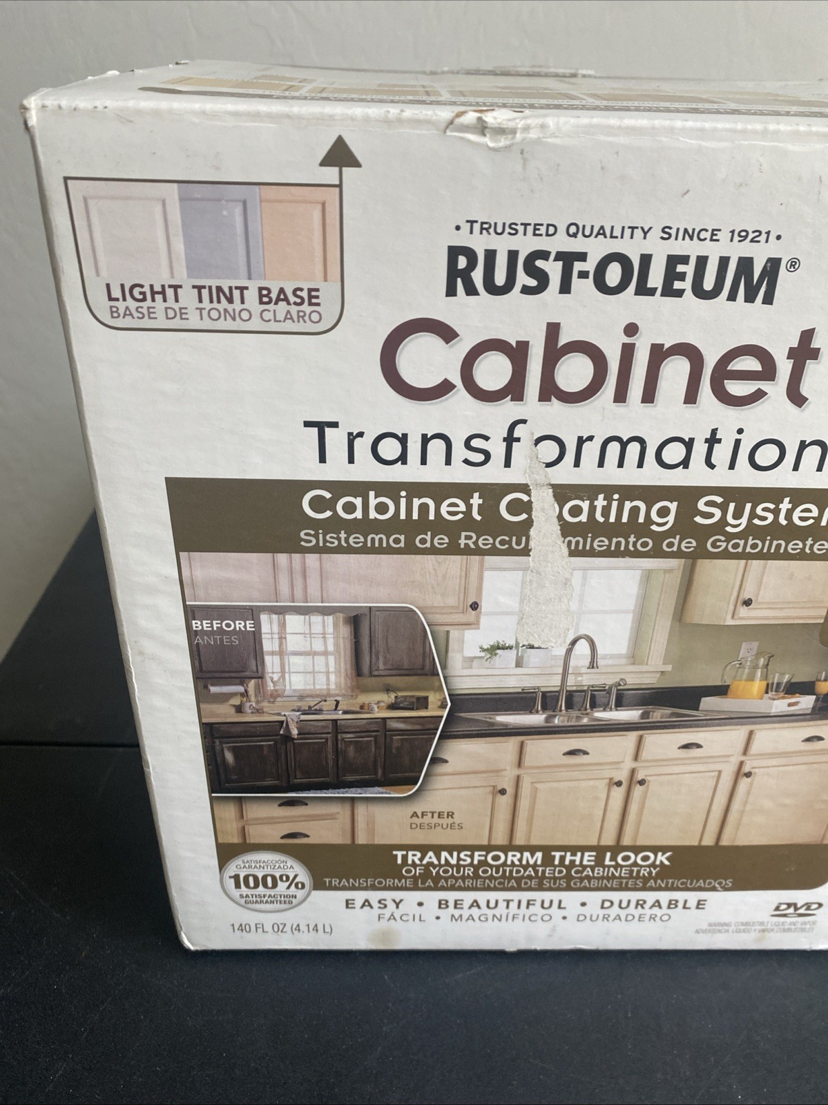 Rust-Oleum Cabinet Transformations Complete Coating Kit Light Tint Base 258109