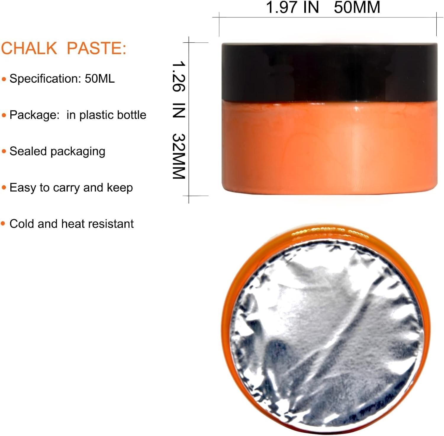 8-Color Chalk Paste Paint Set with Silicone Squeegees for Creative DIY Projects
