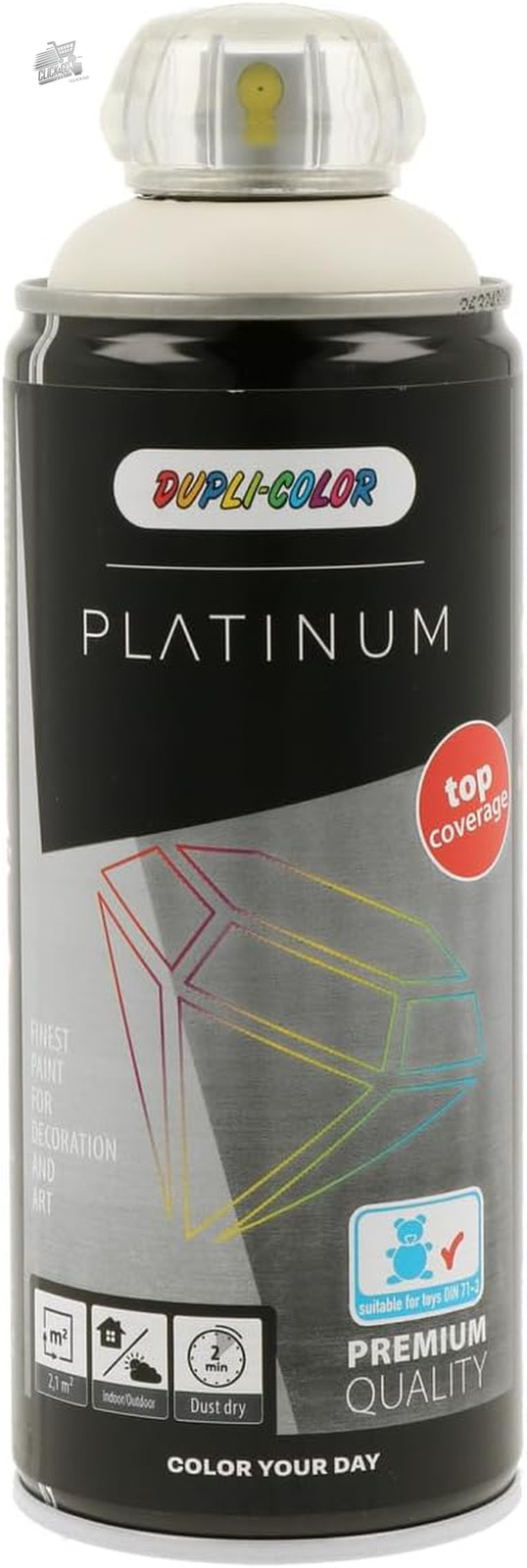 Spray Paint RAL 9010 Pure White Satin Matte Enamel Platinum 400ml Metal