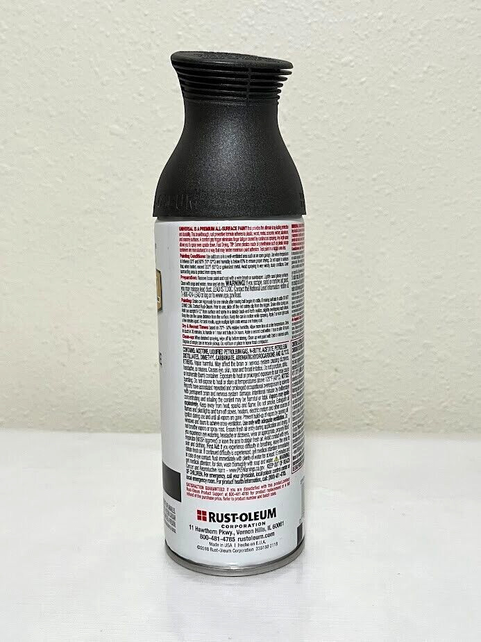 6 x Rust-Oleum ~ Metallic Flat Soft Iron Spray Paint 11 oz ea Factory Case