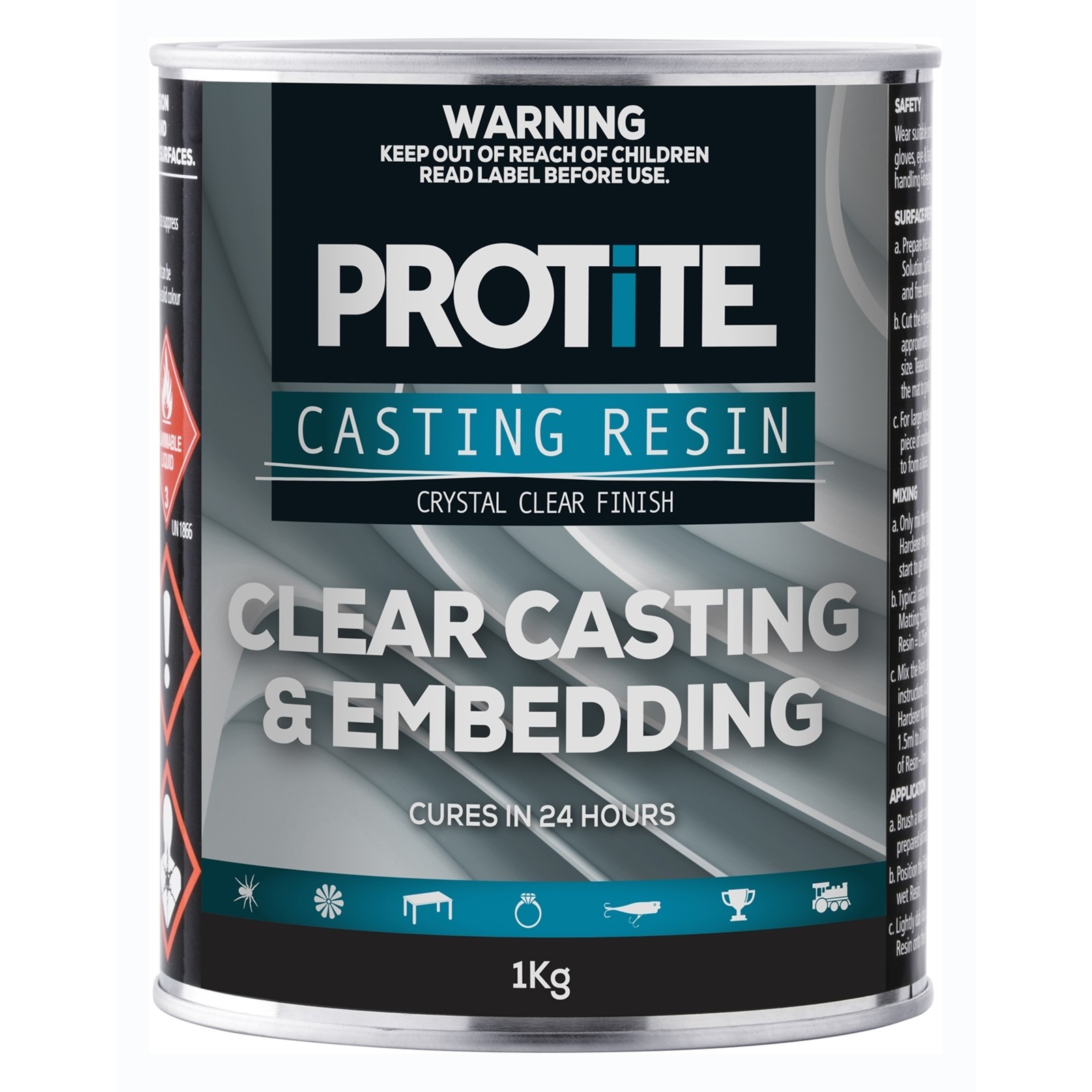 Protite 1kg Clear Casting And Embedding Resin