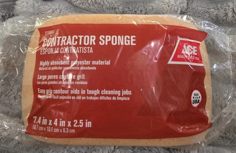 Ace Contractor Sponge 7.4″ X 4″ X 2.5″ Large Pore, Highly Absorbent, (1218593)