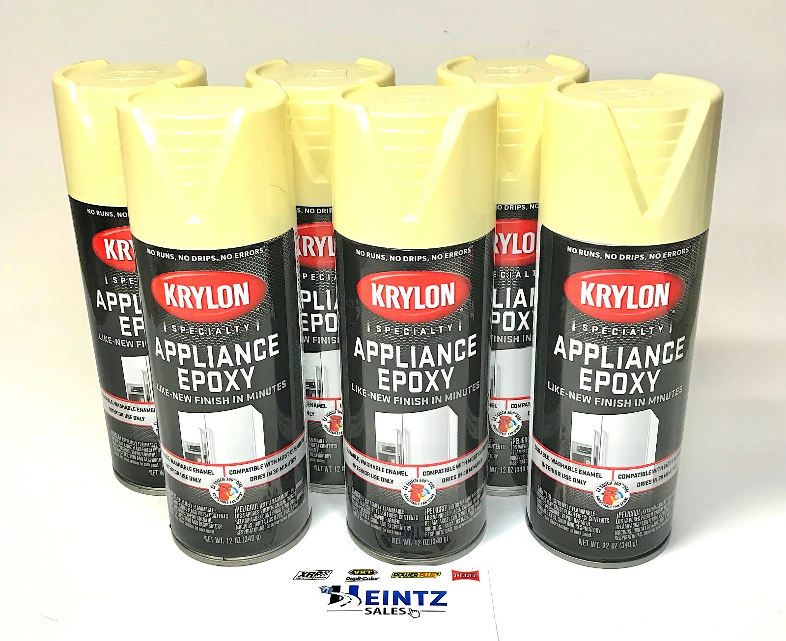KRYLON 3207-6 PACK BISQUE Specialty Appliance Epoxy – Durable, Washable Enamel