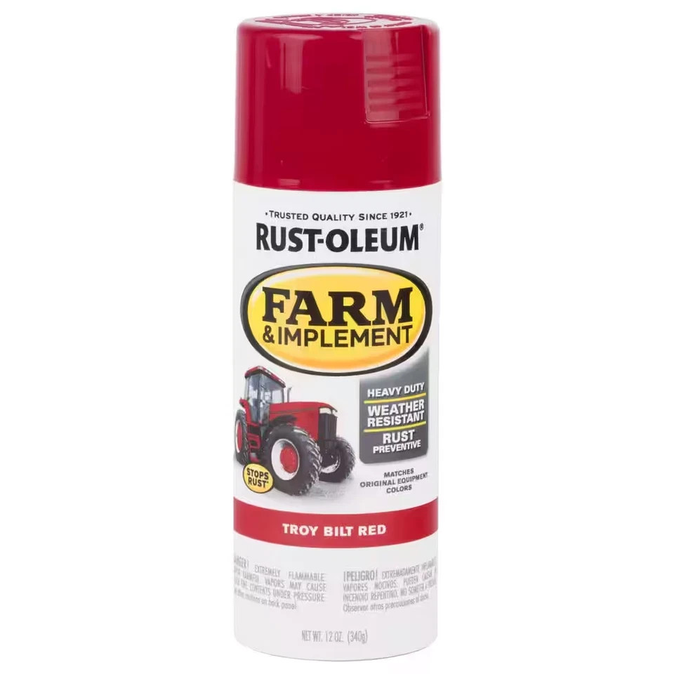 12 Oz. Farm and Implement Gloss Troy Bilt Red Enamel Spray Paint (6-Pack)