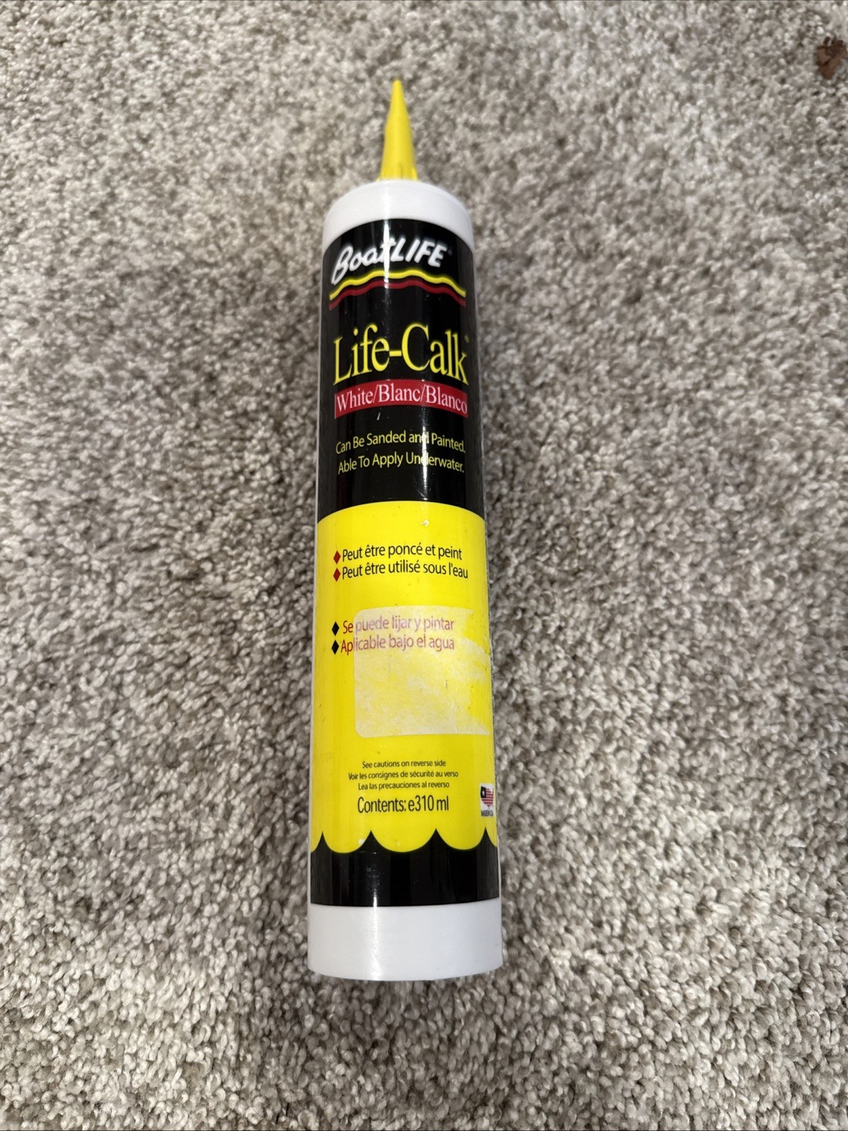 Boat Life Lifecalk Flexible Marine Polysulfide Sealant Cartridge White 1033 R2S4