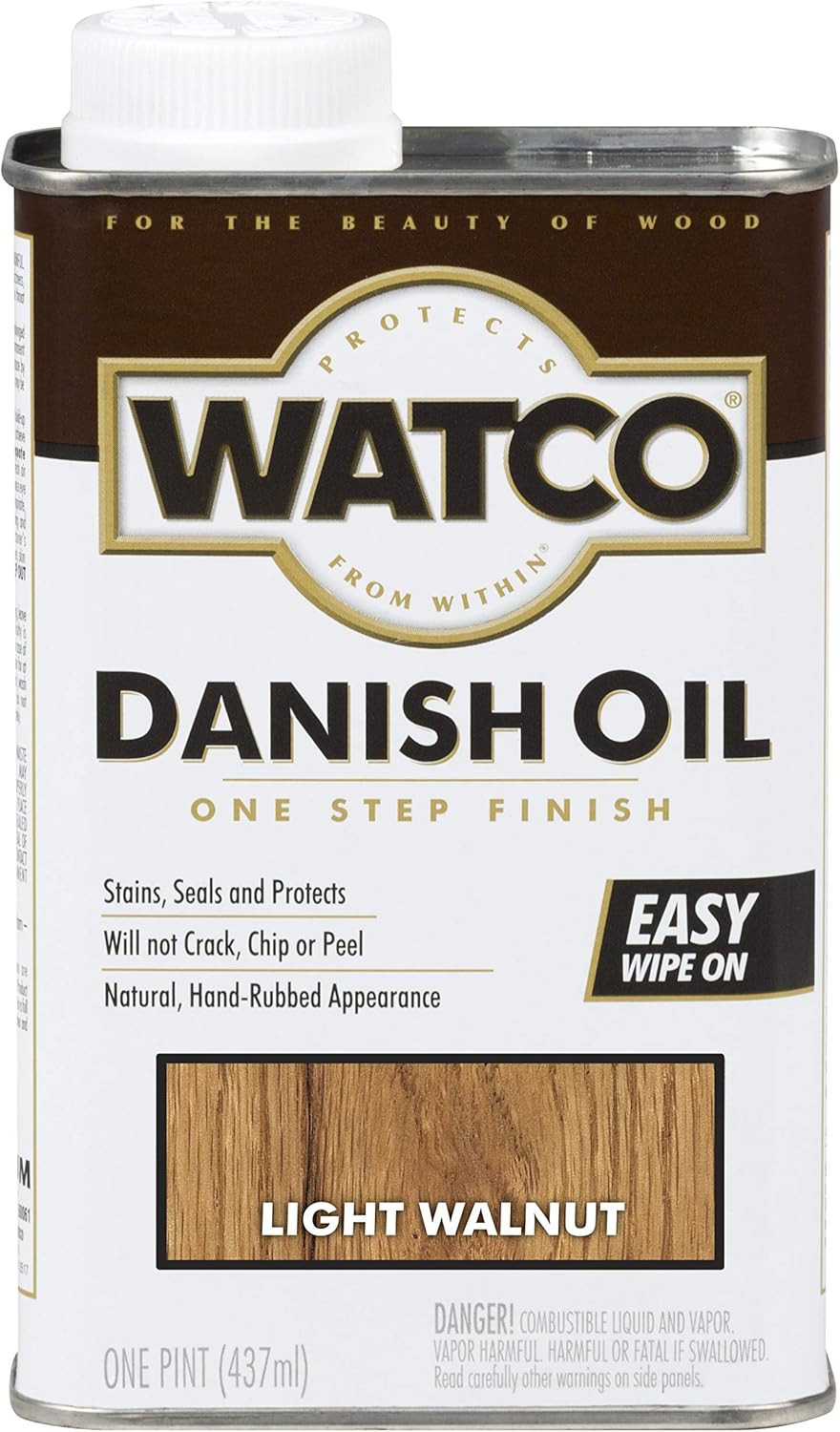 Watco Danish Oil Wood Finish, 1 Pint , Multiple Colors Available
