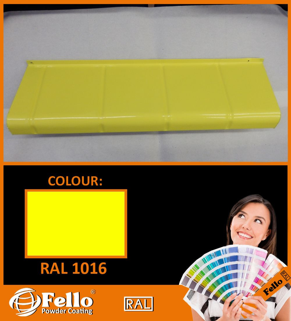 FELLO powder coating – RAL 1016 SULFUR YELLOW 5KG POLYESTER