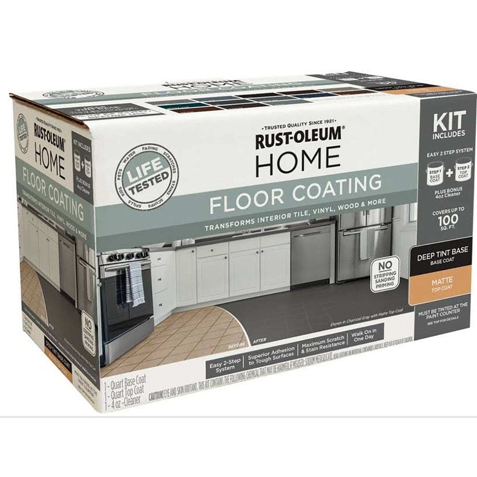 Rust-Oleum 360100 Home Deep Base/ Matte Top-Coat