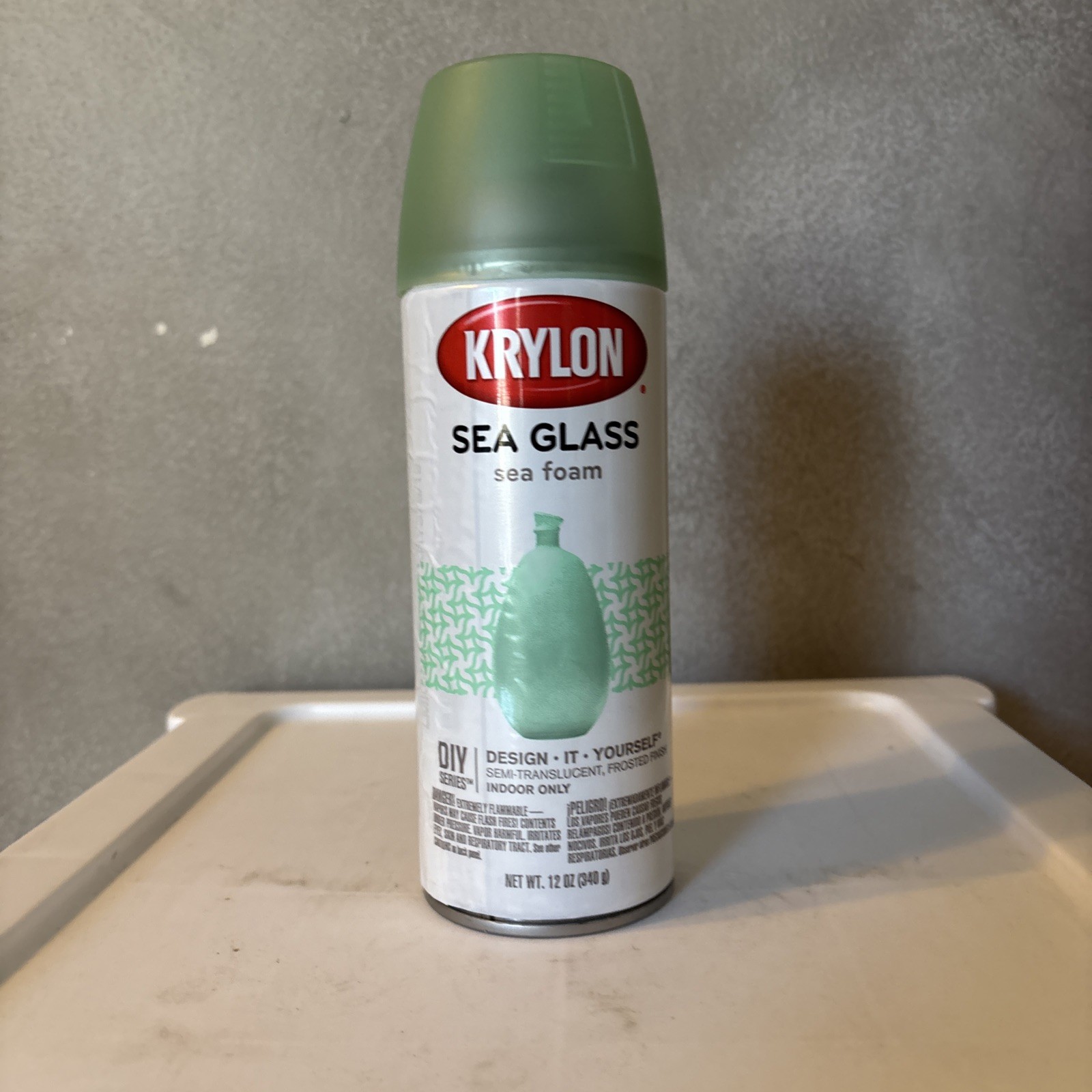 Krylon K09055007 Sea Glass Paint, Sea Foam, 12 Ounce