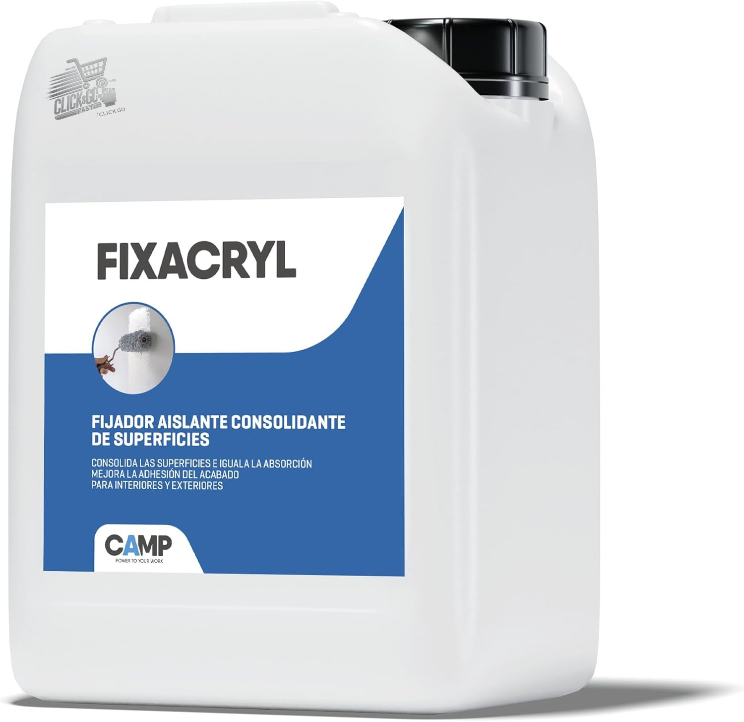 Fixative Walls Insulating Acrylic Primer Plasterboard Interior Outdoor 5L