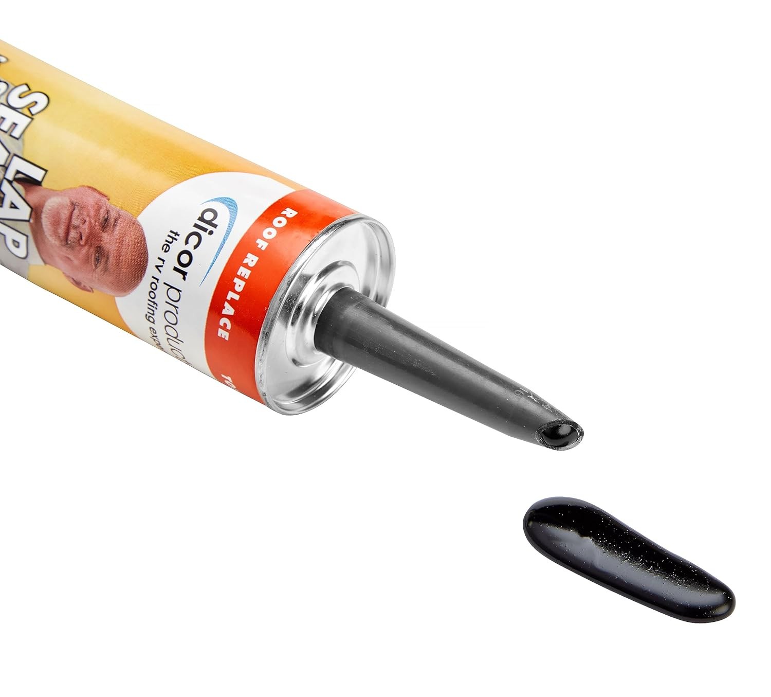 Dicor Self Leveling Lap Sealant Black 10.3 oz RV Roofing Compatible with EPDM…