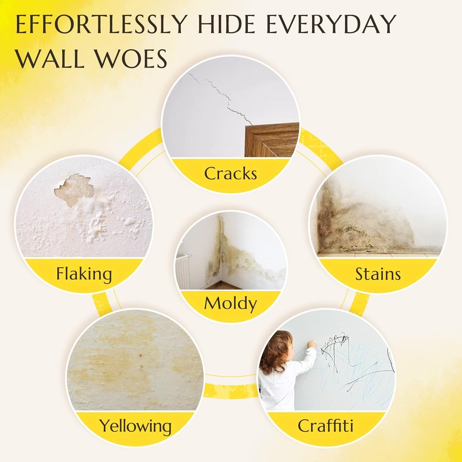 White Interior Wall Paint 32 Oz Covers 80-86 sq ft Water Based Ceiling Paint