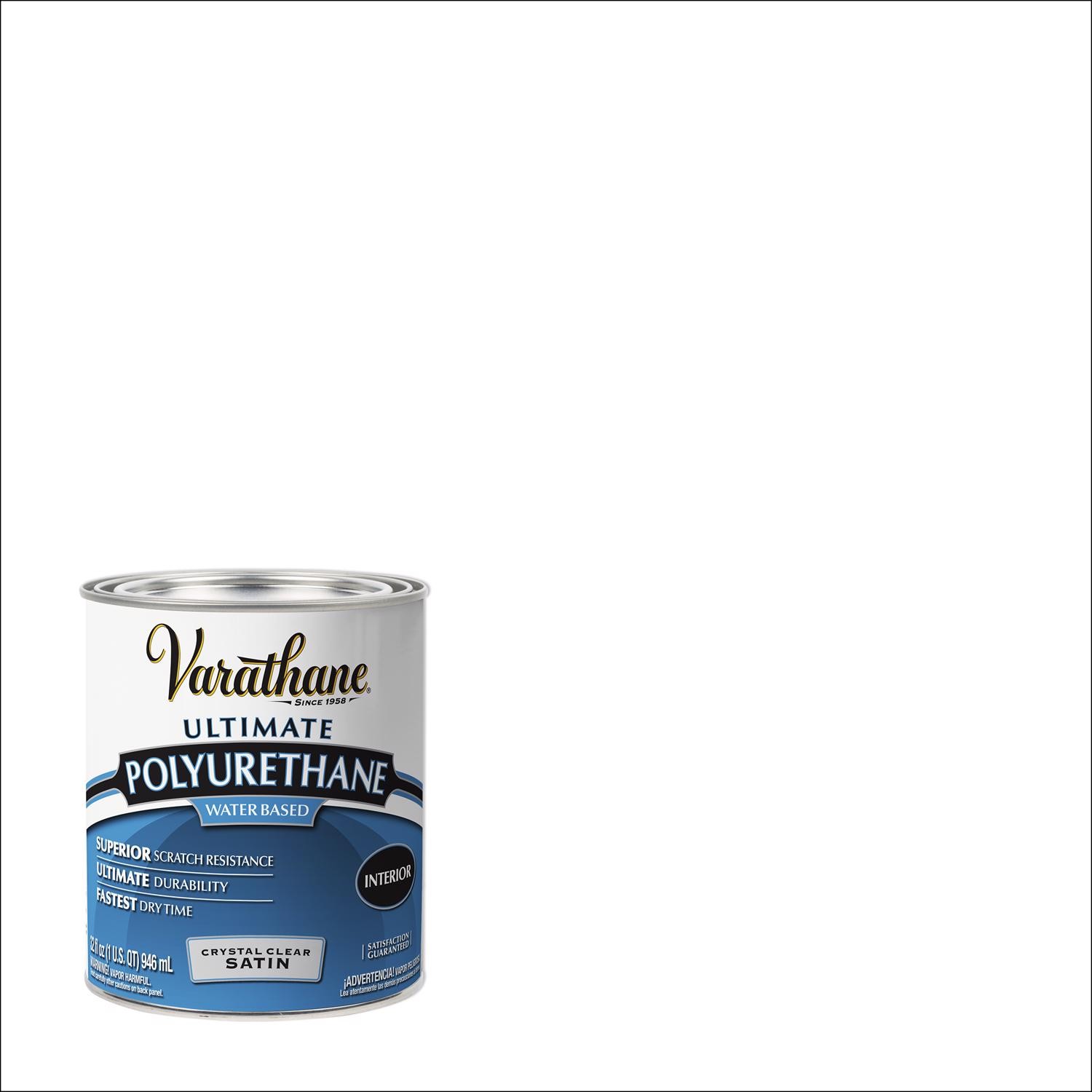 Varathane 200241H 125 sq. ft. Crystal Clear Polyurethane 1 qt. (2-PACK)