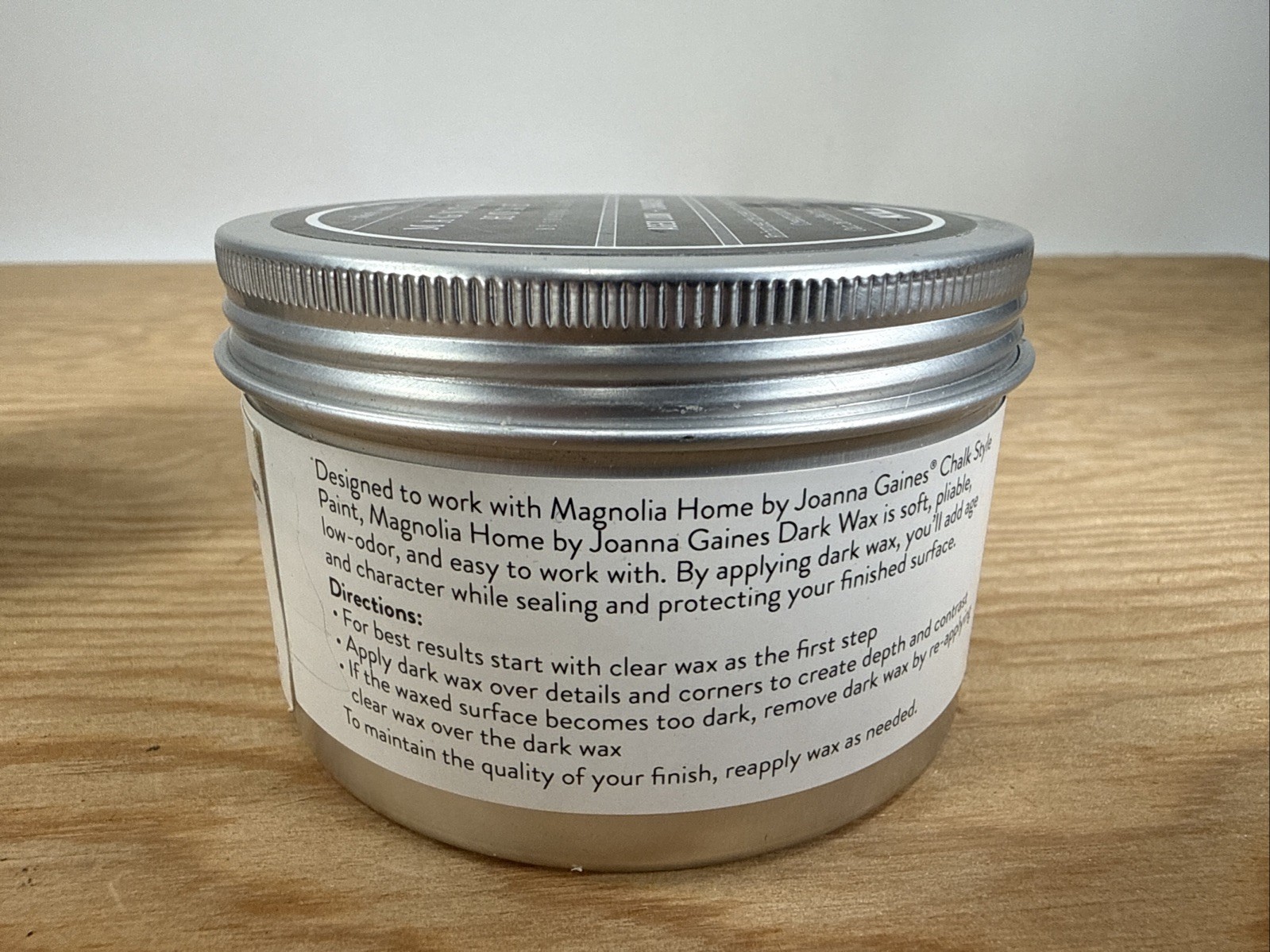 2x New Magnolia Home by Joanna Gaines Aged Look Dark Wax Kilz Chalk 5.7 Oz