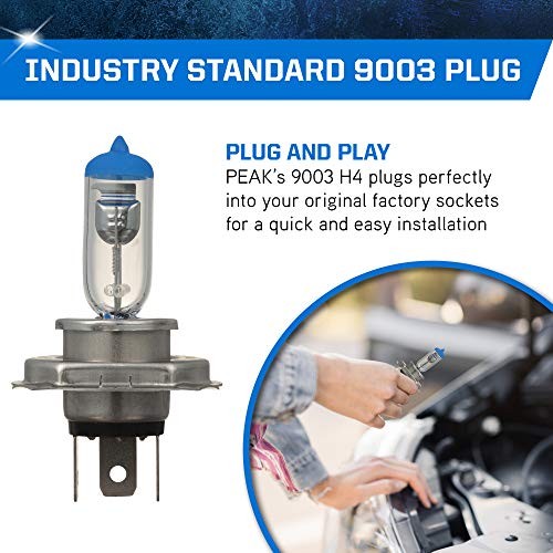 Power Vision Automotive High Performance 9003/H4/HB2 60/55W Headlights (2 Good