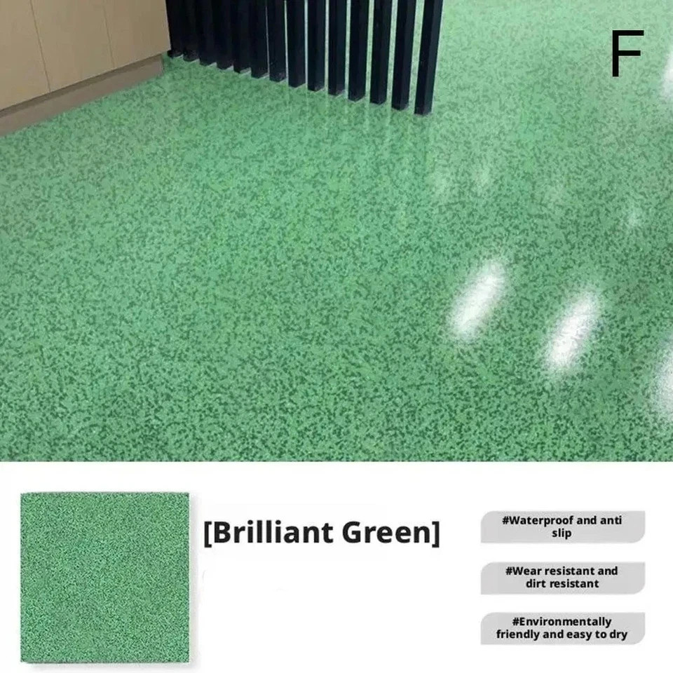 High-Gloss Marble Effect Epoxy Floor Coating, Louis Forest Epoxy Floor Paint