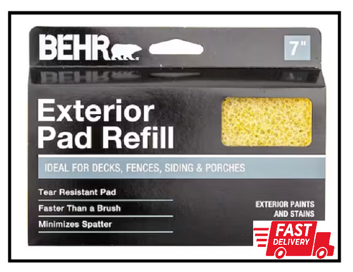7 In. Exterior Stain Pad Applicator Refill